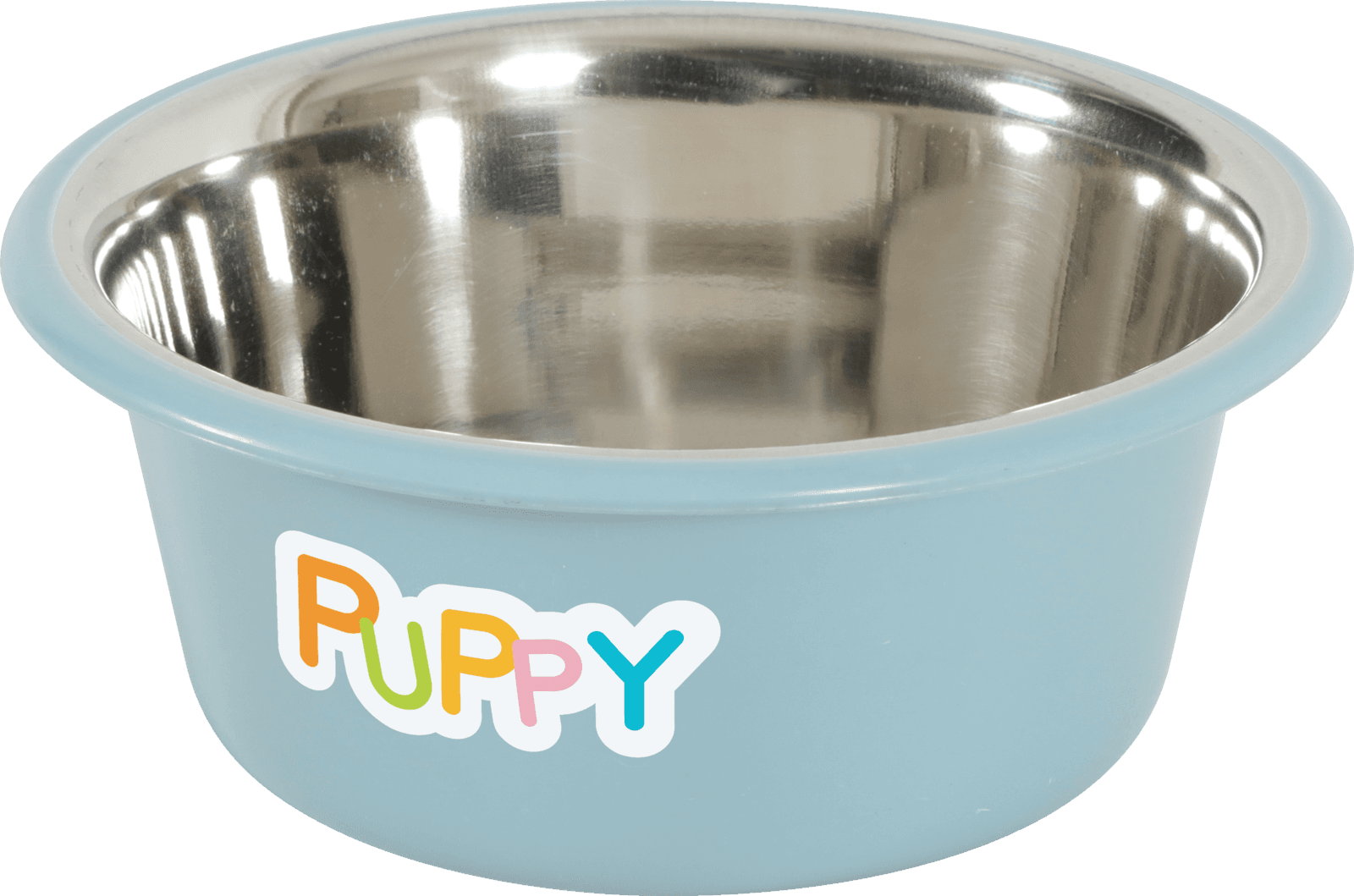 Miska plastikowa PUPPY z podstawką antypoślizgową kol. niebieski