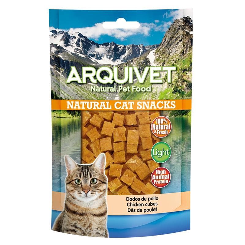 ARQUIVET Przysmak dla kota kosteczki z kurczaka 50g 