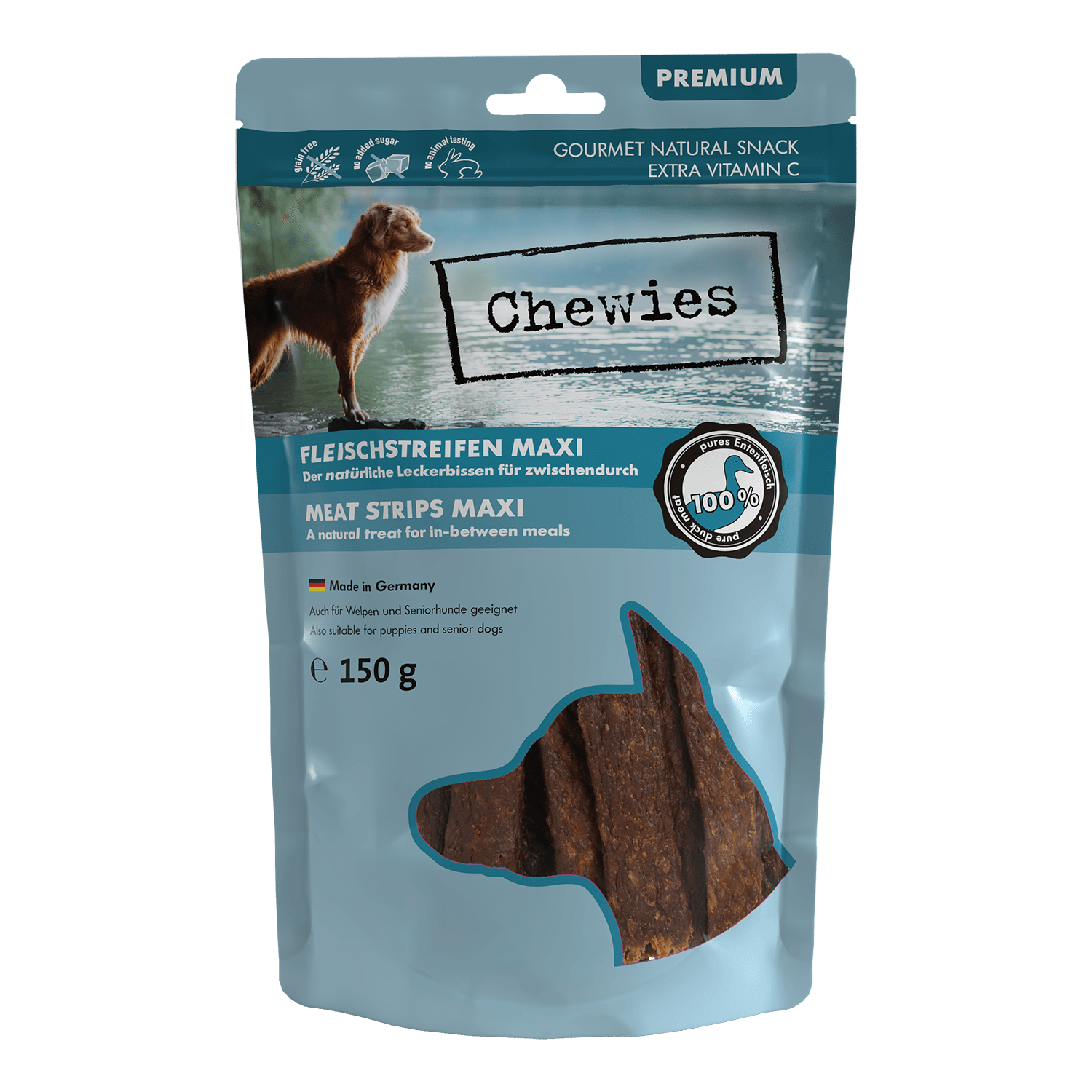 Chewies Paski 100% mięsne kaczka