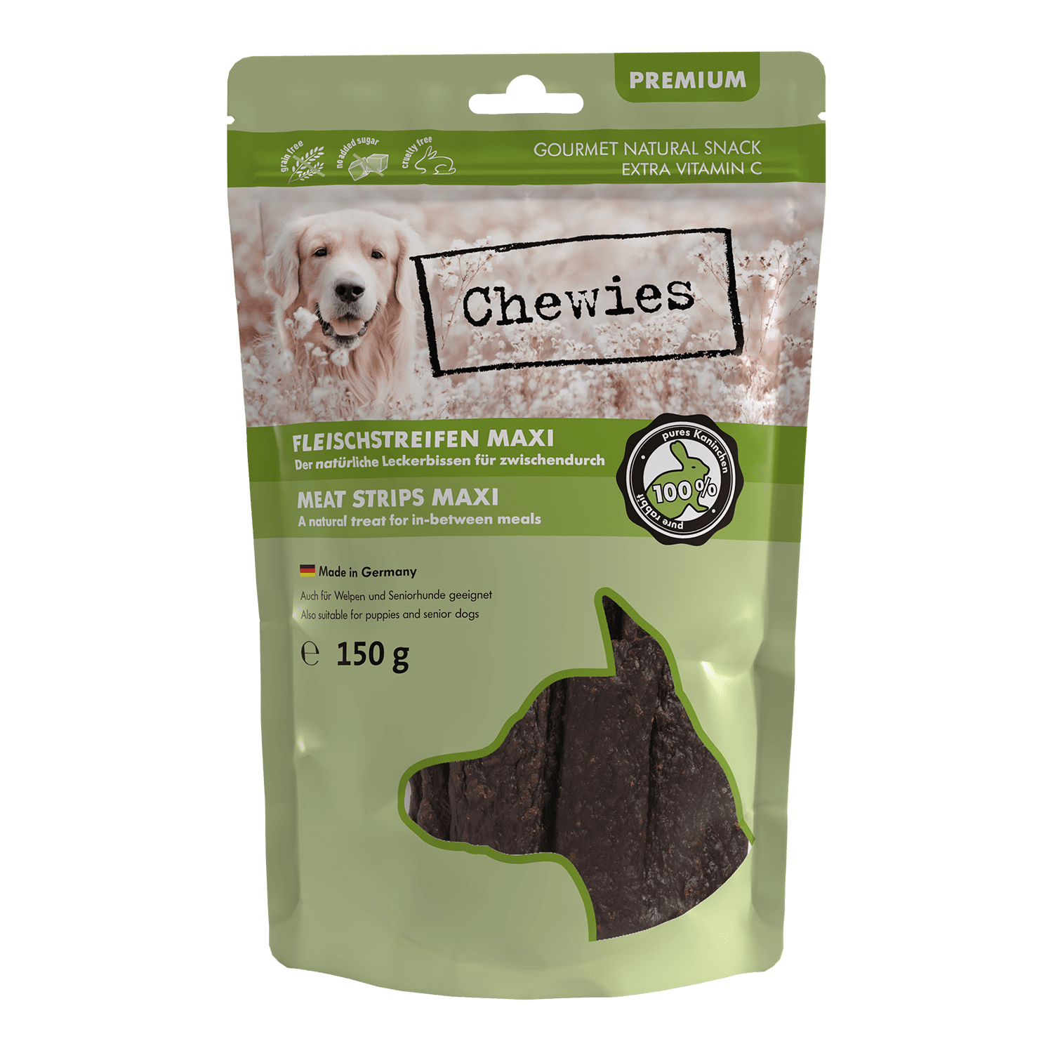 Chewies Paski 100% mięsne królik
